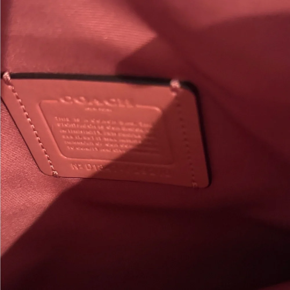 EUC Coach Tan and Pink Signature Bag and Wallet Bundle - Picture 7 of 7